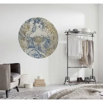 Fototapeta Kulatá samolepicí fototapeta Bohyně D1-042 / kruhová vliesová foto tapeta Goddess (ø 125 cm) kulaté fototapety Komar Dots