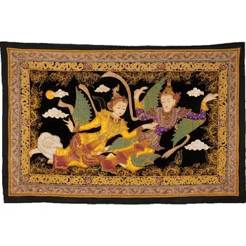 Vyšívaná dekorace Kalaga Kenji a Kenda 89 x 133 cm