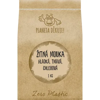 Mouka iPlody Žitná mouka hladká tmavá chlebová 1 kg