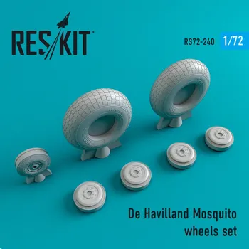 Plastikový model Reskit 1/72 De Havilland Mosquito wheels (AIRF/HAS/TAM)