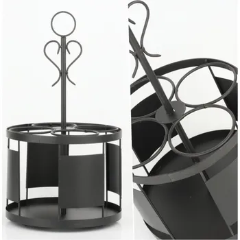 Stojan na víno Kovový stojan na 4 lahve vína 40cm