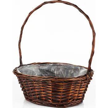 košík na kolo Proutěný koš střední