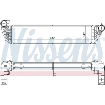 Chladič motoru Nissens 96418