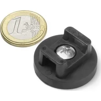 Dekorativní magnet Magnetická kabelová příchytka KB-31 černá