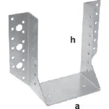 Tesařské kování HPM TEC Vnější třmen HPM A1 Rozměry: 61x200x2 mm