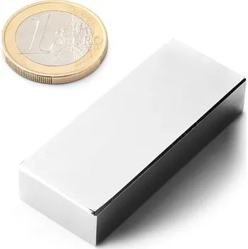Dekorativní magnet Neodymový magnet kvádr 50 × 20 × 10 mm, síla 26 kg