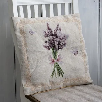 Povlak na dekorativní polštářek Povlak na polštář svazek levandule 38x40cm