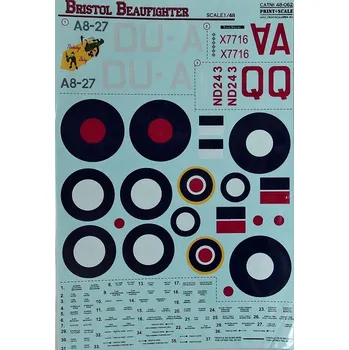 Plastikový model Print Scale 1/48 Bristol Beaufighter (wet decals)