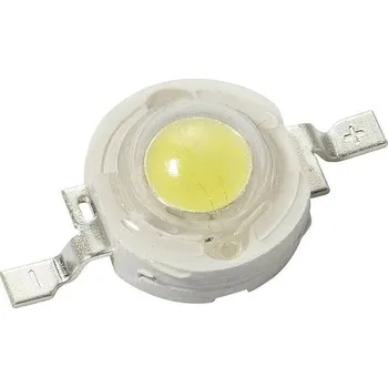 Dioda LaskaKit_cz LED 1W Studená bílá 100lm kulatá