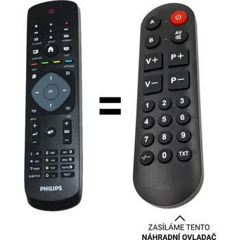Philips 398GR8BD1NEPHH, 996590009443 náhradní dálkový ovladač pro seniory