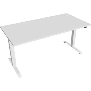 Kancelářský vozík HOBIS výškově stavitelný stůl MOTION MS 2 1600, stand.ovládání, bílá + doprava zdarma