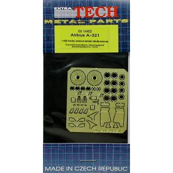 Plastikový model Extratech 1/144 Airbus A-321 external details (REV)