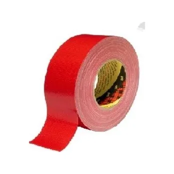 Lepicí páska 3M 389 Textilní lepicí páska 25 mm x 50 m, červená