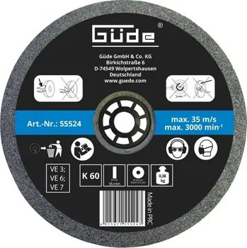 Brusný kotouč GÜDE 55524 K60 125 mm