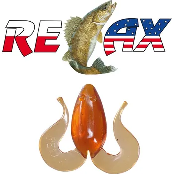 Umělá nástraha Relax - Gumová nástraha Banjo Frog 1 Barva - S090 - blister 5ks - 4,5cm