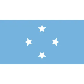 Vlajka Vlajka Mikronésie vlajka - 30 x 45 cm - tunel, karabina