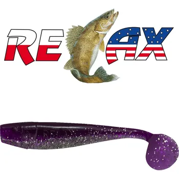 Umělá nástraha Relax - Gumová nástraha Kingshad 4 - Barva L113 - sáček 4ks - 10cm