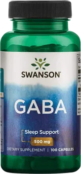 Přípravek na podporu paměti a spánku Swanson GABA 500 mg 100 cps.