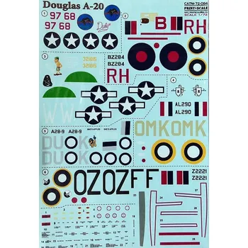 Plastikový model Print Scale 1/72 Douglas A-20 (wet decals)