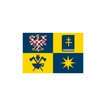 Vlajka Vlajka Zlínského kraje vlajka - 30 x 45 cm - tunel, karabina