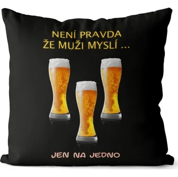 Dekorativní polštářek Polštář Na jedno (Velikost: 40 x 40 cm)