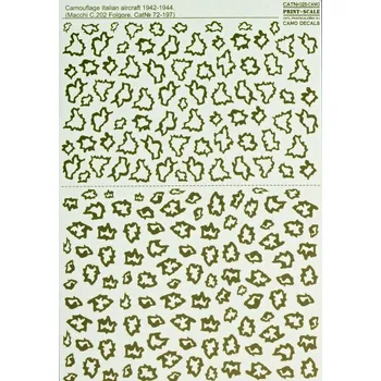 Plastikový model Print Scale 1/72 Camo Italian aircraft 1942-1944 (wet decals)