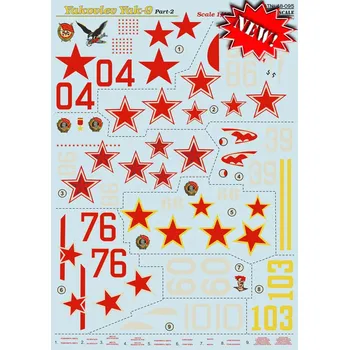 Plastikový model Print Scale 1/48 Yakovlev Yak-9K - Part 2 (wet decals)