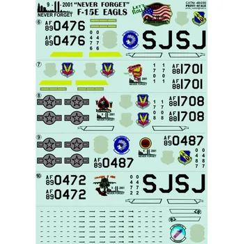 Plastikový model Print Scale 1/48 F-15E Part 1 (wet decals)