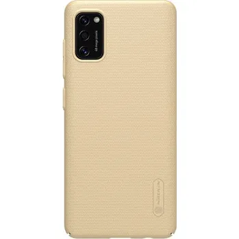 Pouzdro na mobilní telefon Nillkin Super Frosted pro Samsung Galaxy A41 zlatý
