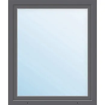 Okno Plastové okno jednokřídlé ESG ARON Basic bílé/antracit 750 x 1600 mm DIN pravé