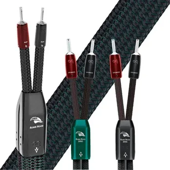 Kabel Audioquest Robin Hood Zero BIWIRE 2m (Set reproduktorových kabelů pro Bi-Wire aplikace ROBIN HOOD ZERO + BASS)