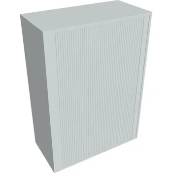 Kancelářský vozík HOBIS skříň policová, roleta pravá - DZ 3 80 07 P, šedá + doprava zdarma