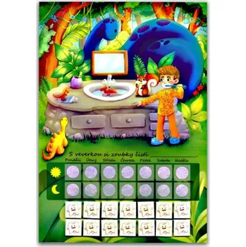 Motivační tabulka Kluk a dinosaurus