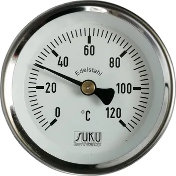 Instalatérský materiál Teploměr příložný SUKU, D 63, 0-120°C, typ 09 (C31.000290)