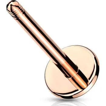 Piercing Šperky4U Zlacená náhradní labreta 1,2 mm - ND017RD-1206