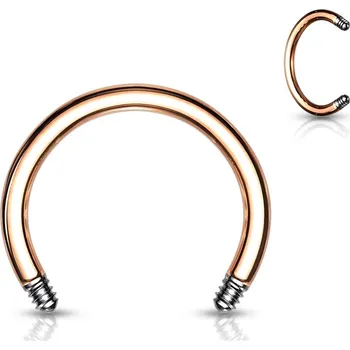 Piercing Šperky4U Náhradní podkova zlacená - ND025RD-1208