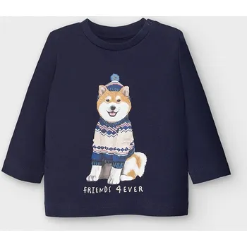 MAYORAL chlapecké tričko DR shiba tmavě modrá - 92 cm