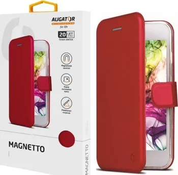 Pouzdro na mobilní telefon Aligator Magnetto pro Xiaomi Redmi Note 9 Pro červené