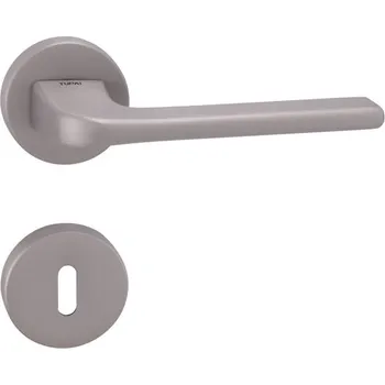 Dveřní kování klika TI - DARA - R 4007 Provedení: klika/klika na rozetách, Povrch: NP - Nikl perla (142) 8584138284713