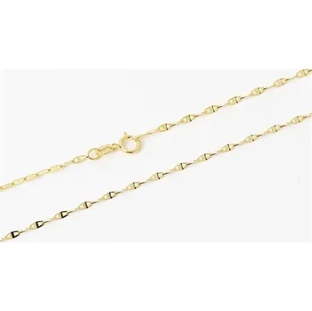 Řetízek Řetízek ze žlutého zlata marina 45cm ZLR1043F + DÁREK ZDARMA