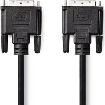 Video kabel DVI kabel | DVI-D 24+1 Zástrčka CCGP32001BK100 Nedis