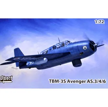 Plastikový model Sword 1/72 TBM-3S Avenger AS.3/4/6 (2x camo)