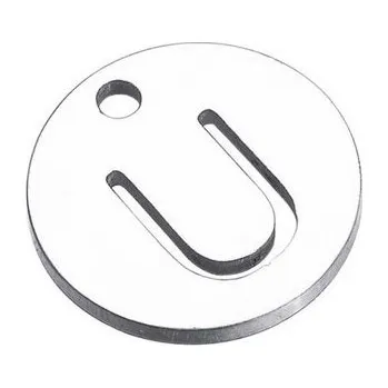 Šperk Šperky4U Drobný kulatý ocelový přívěšek - iniciála - OK1146-U