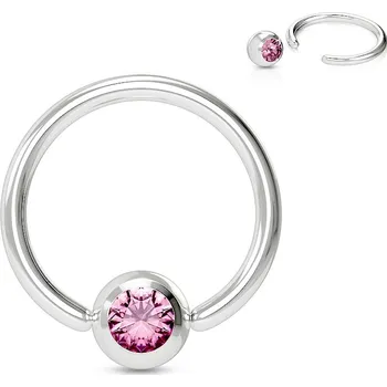 Piercing Šperky4U Piercing - kruh 1,2 x 10 mm - K01023-1210P