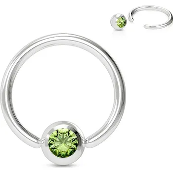 Piercing Šperky4U Piercing - kruh 1,2 x 10 mm - K01023-1210G