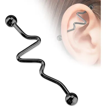 Piercing Šperky4U Industrial piercing 1,6 x 38 mm - ID01029-K