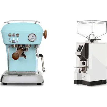 Set domácích spotřebičů Ascaso Dream PID, Kid Blue + Eureka Mignon Specialita, CR white