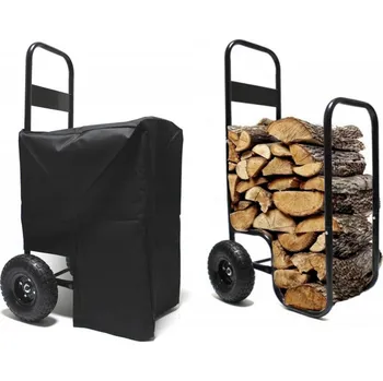 Zahradní vozík Chomik Vozík na dřevo s plachtou