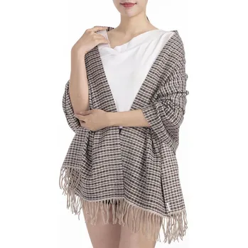 Šála GIL Dámská zimní šála s třásněmi 23018