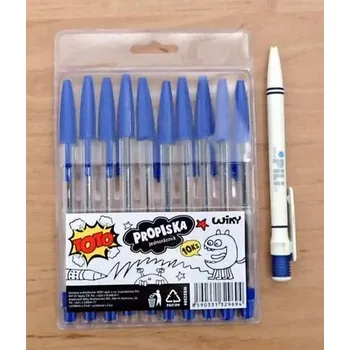 Propiska jednorázová modrá 10 ks modrá